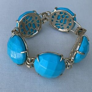 Kendra Scott Turquoise and Gold Bracelet